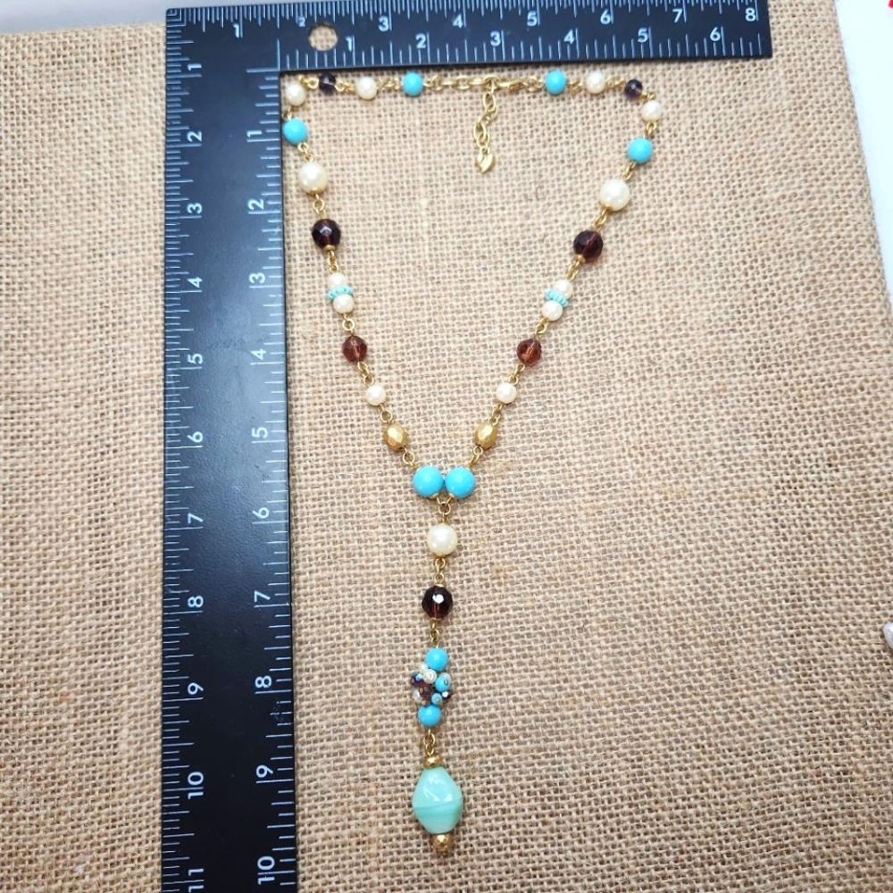 Turquoise Necklace Faux